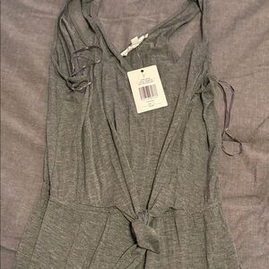 Pink Rose Gray Jumpsuit